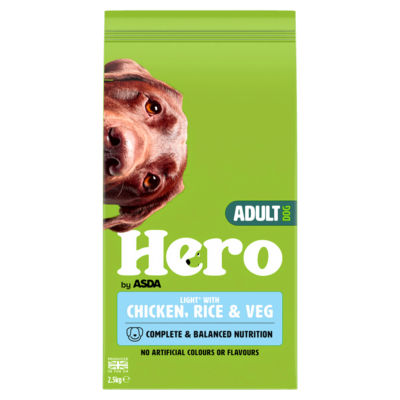 Hero Adult Dog Light with Chicken, Rice & Veg 2.5kg thumbnail 2