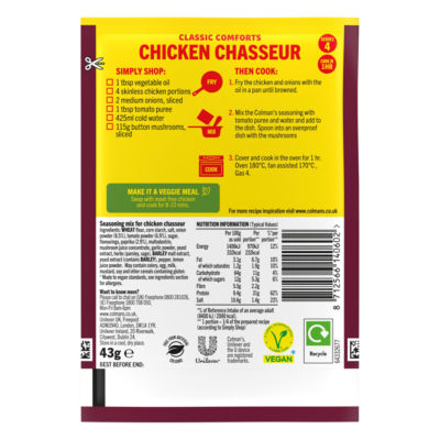 Classic Comforts Meal Maker Chicken Chasseur 43 g thumbnail 3