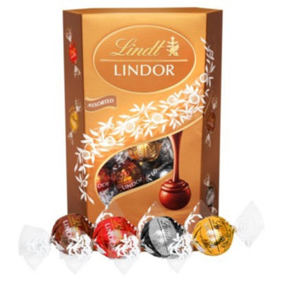 Lindor Assorted Chocolate Truffles Box 337g thumbnail 3