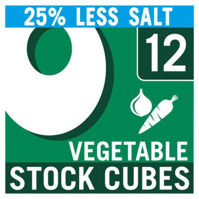 12 Reduced Salt Vegetable Stock Cubes 71g thumbnail 2