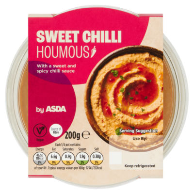 Sweet Chilli Houmous 200g thumbnail 2