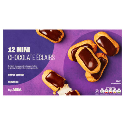 12 Mini Chocolate Éclairs 140g thumbnail 2