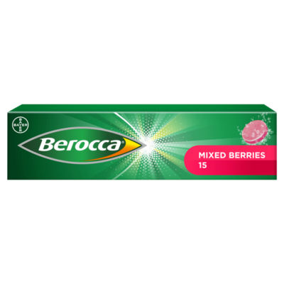 Energy Release Mixed Berries Flavour 15 Effervescent Tablets thumbnail 2