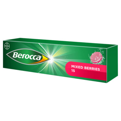Energy Release Mixed Berries Flavour 15 Effervescent Tablets thumbnail 3