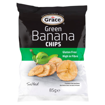 Green Banana Chips Salted 85g thumbnail 2