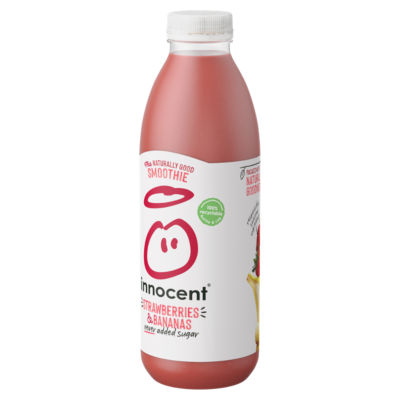 innocent Strawberries, Bananas & Apples Smoothie 750ml thumbnail 4