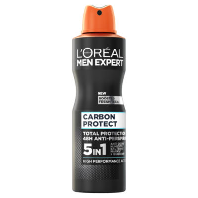 L'Oréal Men Expert Carbon Protect Anti-Perspirant 5in1 Men’s Spray Deodorant [250ml] thumbnail 2