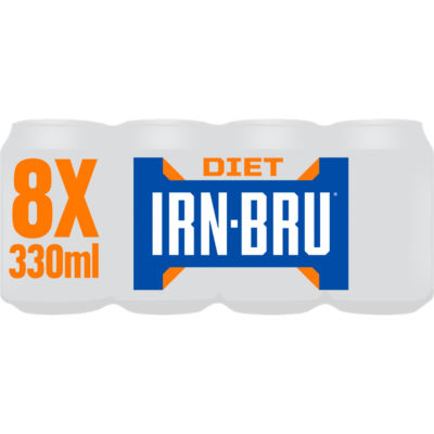 DIET IRN-BRU Soft Drink Can Multipack 8x330ml thumbnail 3