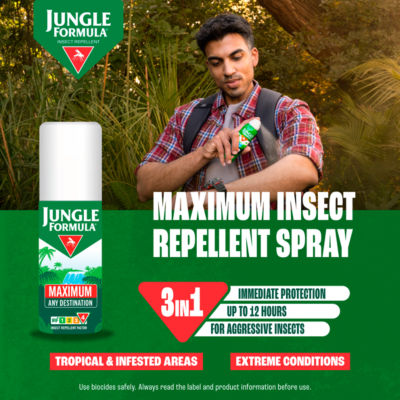 Maximum Strength Insect Repellent Roll On (50ml - 50% DEET) - Up To 12 Hour Protection Against Mosquitoes, Ticks & Biting Insects - Mosquito Repellent For Travel & Domestic Use thumbnail 3