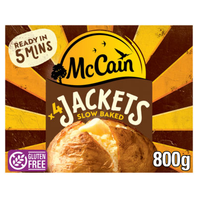 4 Baked Jacket Potatoes 800g thumbnail 2