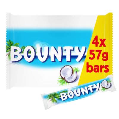 Coconut Milk Chocolate Twin Bars Multipack 4 x 57g thumbnail 2