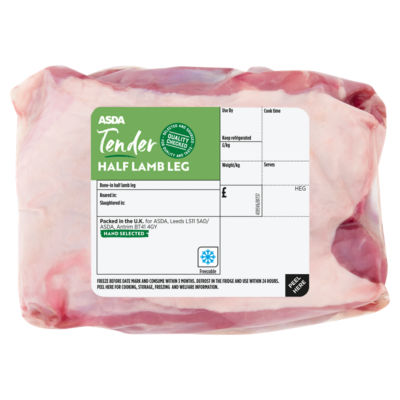 Tender Half Lamb Leg (Typically 1.2KG)