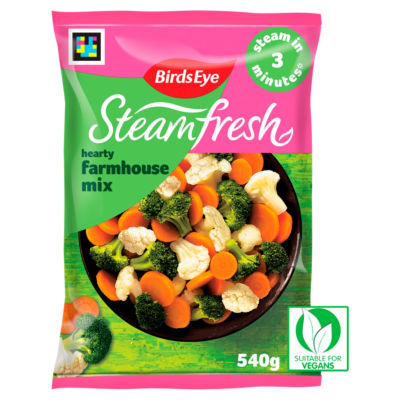 Steamfresh 4 Hearty Farmhouse Mix Steam Bags 540g thumbnail 2