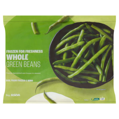 ASDA Frozen for Freshness Whole Green Beans 750g