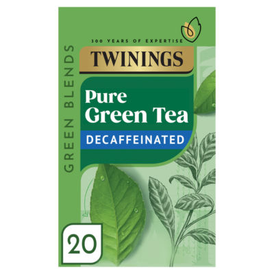 Pure Green Tea Decaffeinated 20 Tea Bags 35g thumbnail 2