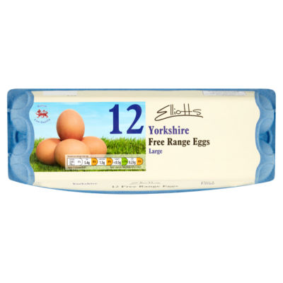 12 Yorkshire Free Range Eggs Large