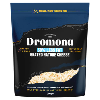 30% Less Fat Grated Mature Cheese 200g thumbnail 2