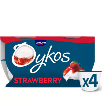 Strawberry Luxury Greek Style Yoghurt Dessert 4x110g thumbnail 2