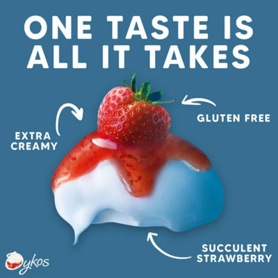 Strawberry Luxury Greek Style Yoghurt Dessert 4x110g thumbnail 3