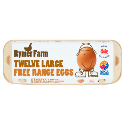 Twelve Large Free Range Eggs