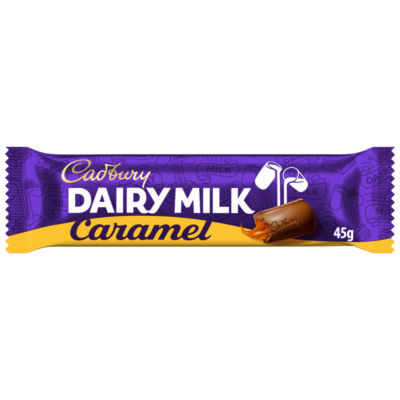 Dairy Milk Caramel Chocolate Bar 45g thumbnail 2