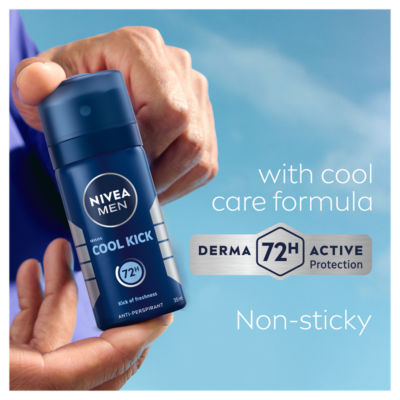 NIVEA  72h Cool Kick Anti-perspirant Spray Mini 35ml 35ML thumbnail 3