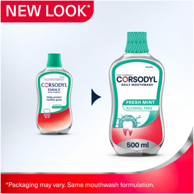 Daily Gum Care Mouthwash Alcohol Free Fresh Mint 500ml thumbnail 3