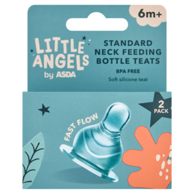 Standard Neck Feeding Bottle Teats 6m+ thumbnail 2