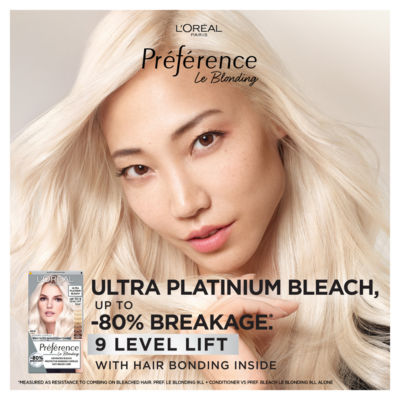 Preference Le Blonding Ultra Platinum Bleach: Extreme lift for a brilliant platinum blonde finish. thumbnail 3