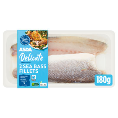 2 Sea Bass Fillets 180g thumbnail 2
