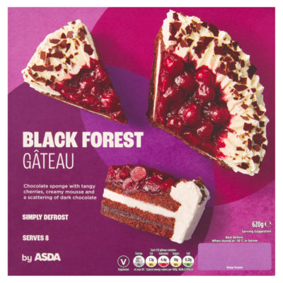 ASDA Black Forest Gateau Serves 8 620g