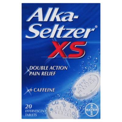 20 XS Double Action Pain Relief Effervescent Tablets thumbnail 2