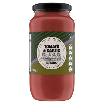 ASDA Asda Tomato & Garlic Pasta Sauce 500g