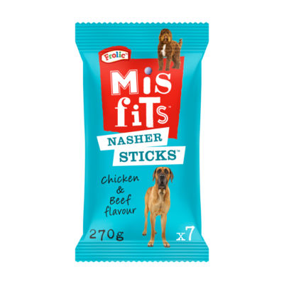 Nasher Sticks Adult Large Dog Treats with Chicken and Beef 270g thumbnail 2