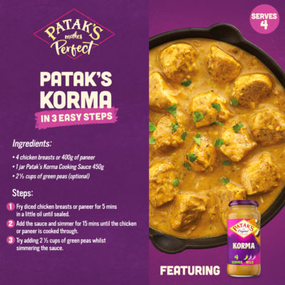 Korma Curry Sauce 450g thumbnail 3