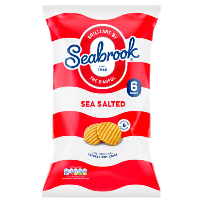 Sea Salted The Original Crinkle Cut Crisp 6 x 25g