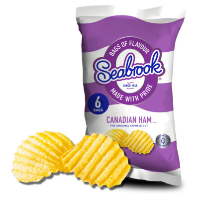 Canadian Ham Flavour The Original Crinkle Cut 6 x 25g thumbnail 3