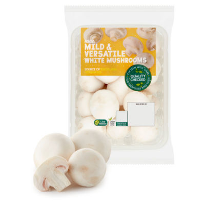 Mild & Versatile White Mushrooms 400g thumbnail 3