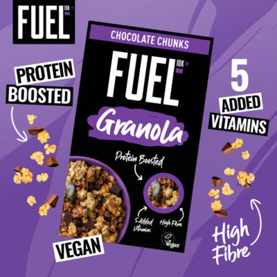 Chocolate Chunks Protein Granola Breakfast Cereal 400g thumbnail 3