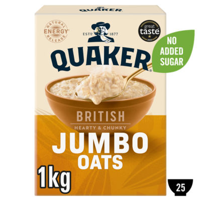 Quaker Oats Jumbo Rolled Oats Porridge Cereal