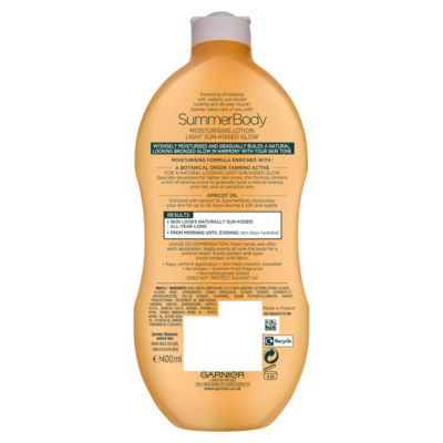 Summer Body Gradual Tan Moisturiser Light 400ml thumbnail 3