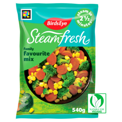 Birds Eye Steamfresh 4 Family Favourites Steam Bags