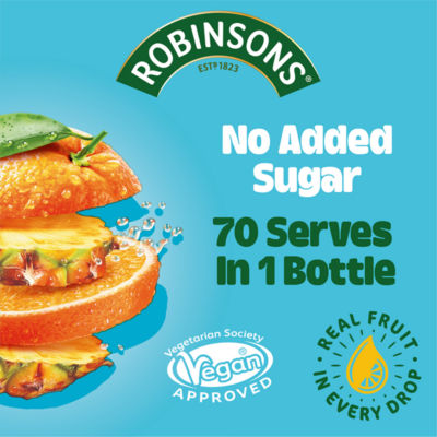 Double Strength Orange & Pineapple No Added Sugar Squash 1.75L thumbnail 3