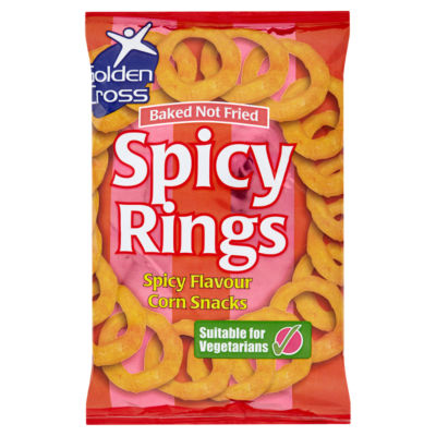Spicy Rings Spicy Flavour Corn Snacks 150g