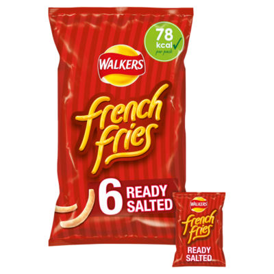Walkers French Fries Ready Salted Multipack Snacks