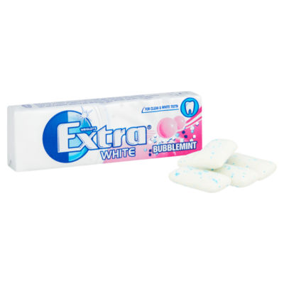 White Bubblemint Sugar Free Chewing Gum x10 Pieces thumbnail 4