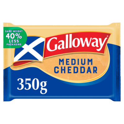 Medium Scottish Coloured Cheddar Cheese 350g thumbnail 2