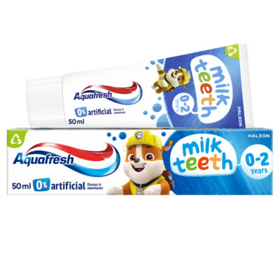 Paw Patrol Kids Milk Teeth Toothpaste 0-2 Years, 50ml thumbnail 2