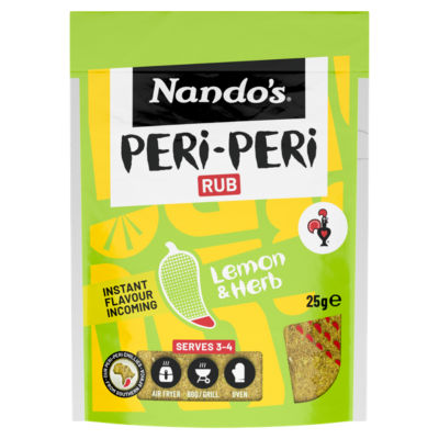 Lemon & Herb Peri-Peri Rub 25g thumbnail 2