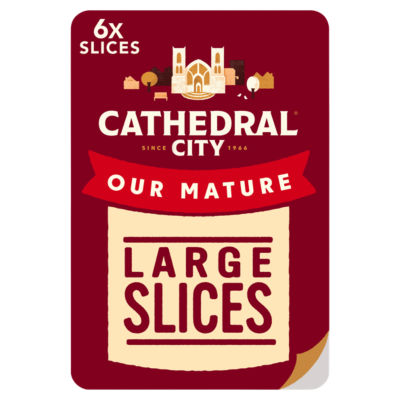 6 Slices Mature Cheddar Cheese 150g thumbnail 2